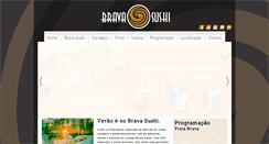 Desktop Screenshot of bravasushi.com.br